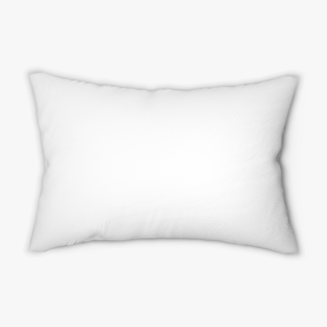 Spun Polyester Lumbar Pillow