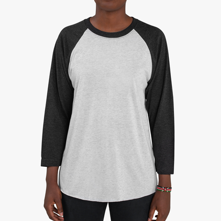 Unisex Triblend Raglan Baseball Shirt