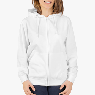 AWDIS JH050 Customizable Unisex Full Zip Hoodie