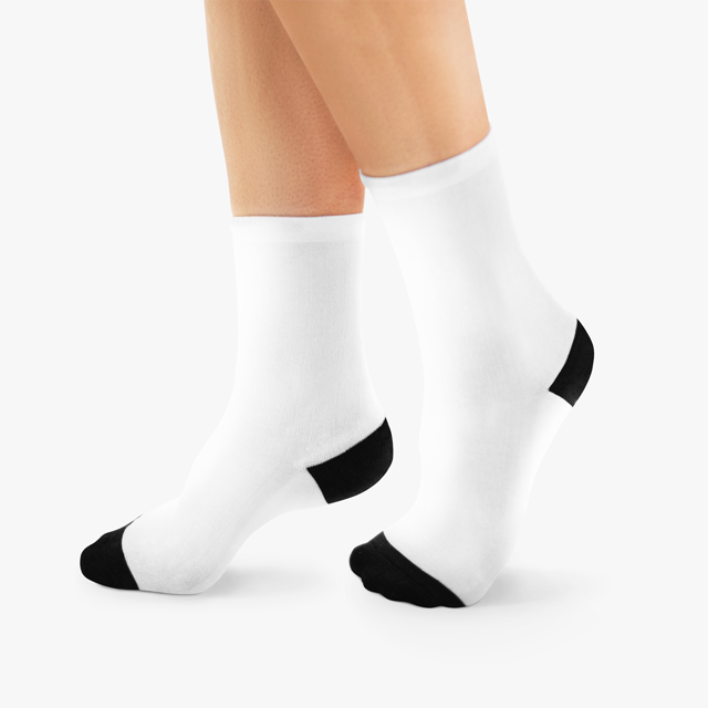 Blank Socks for AOP Printing | Recycled Poly Socks