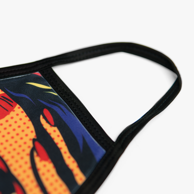 Mixed-Fabric Face Mask - Thumbnail Image
