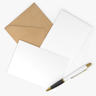 30 X A6 Blank Cards & C6 Envelopes Set, DIY Folded Cards,premium