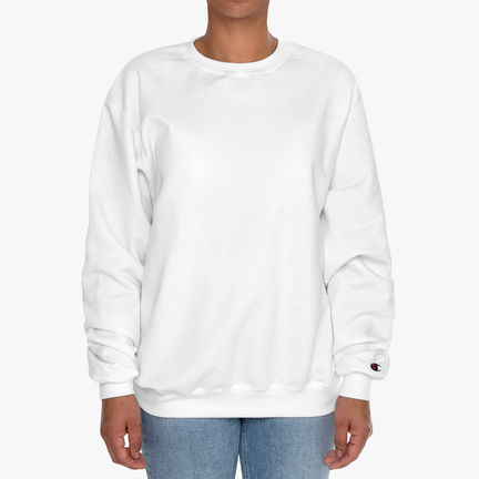 Printify NY Champion Sweatshirt White / L