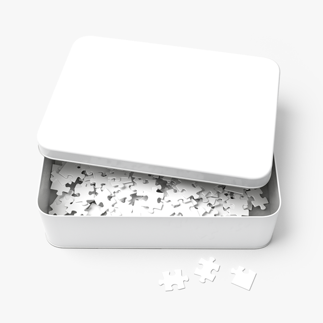 Jigsaw Puzzle with Tin - Thumbnail Image