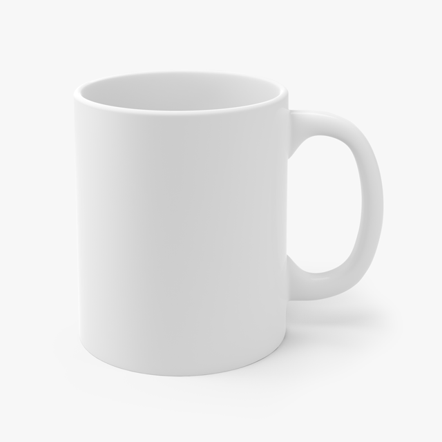 11oz white mug