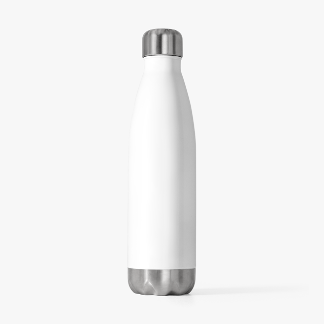 Stainless Steel Straw Bottle | Custom Printing - Printify