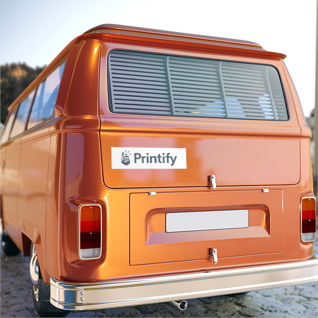 Printable Blank Bumper Stickers