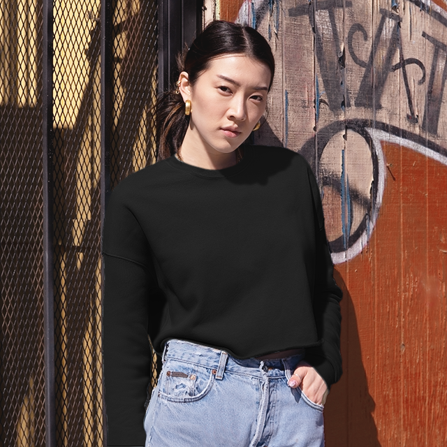 Women's Cropped Sweatshirt - Thumbnail Image