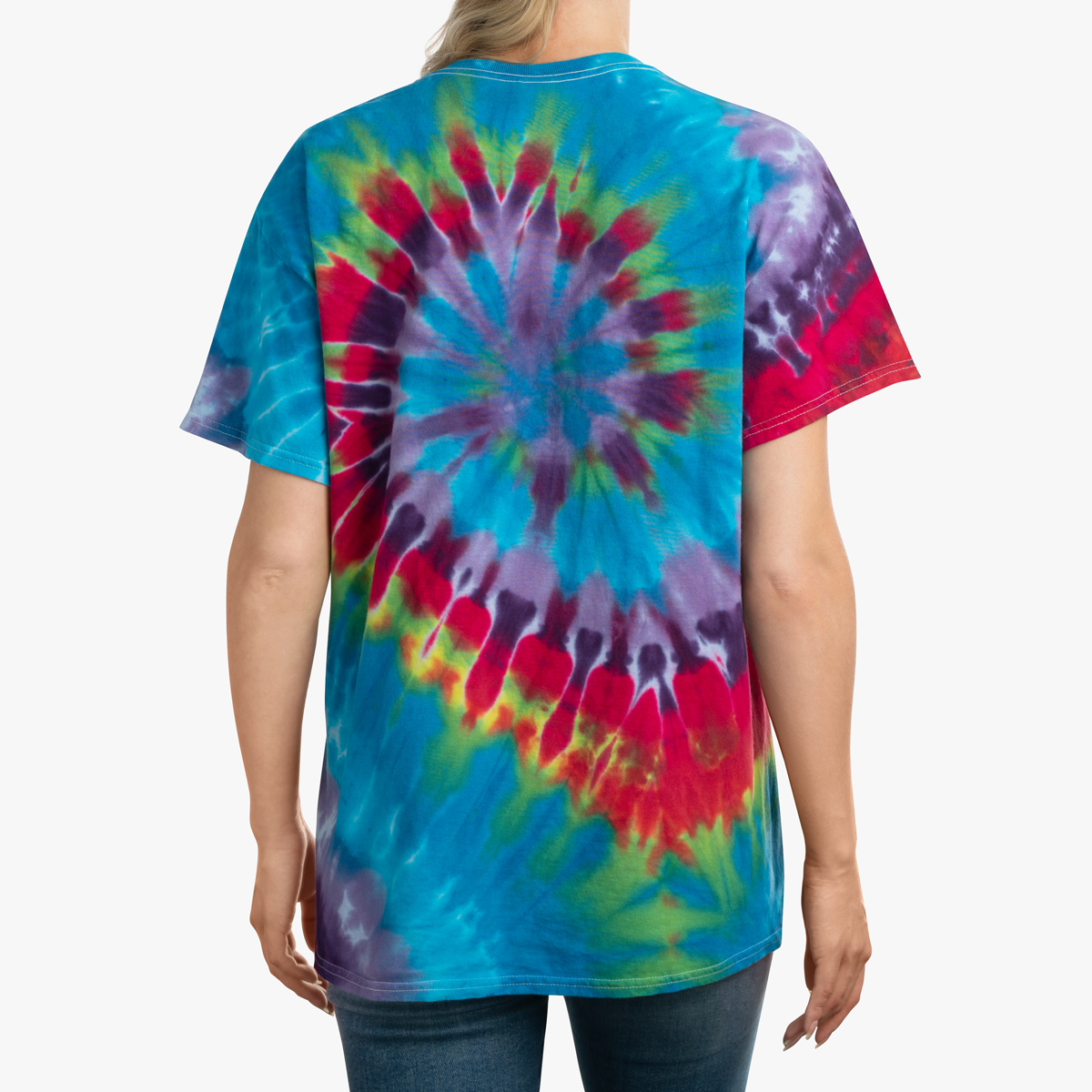 Tie-Dye Personalized T-Shirts | Spiral Pattern, 100% Cotton