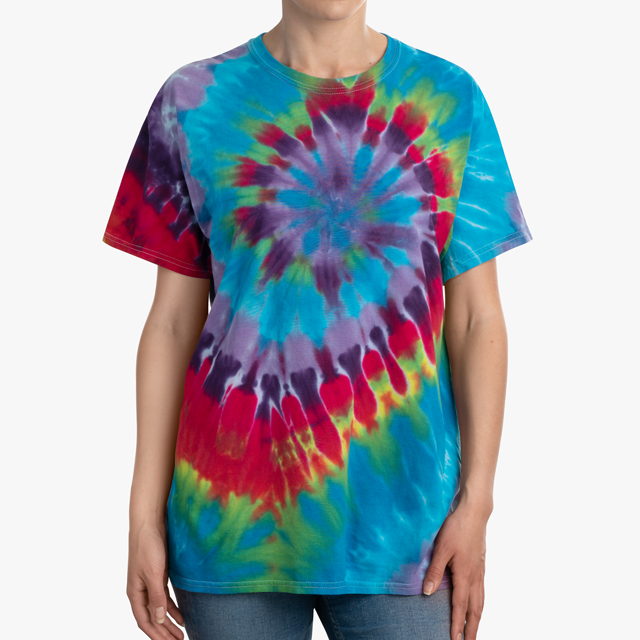 T shirt spirale multicolore hot sale