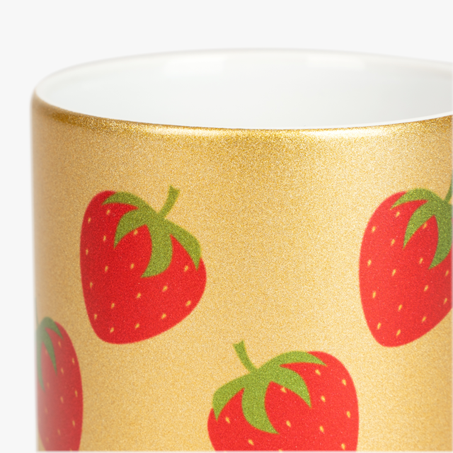 Strawberries Printed Coffee Tumbler