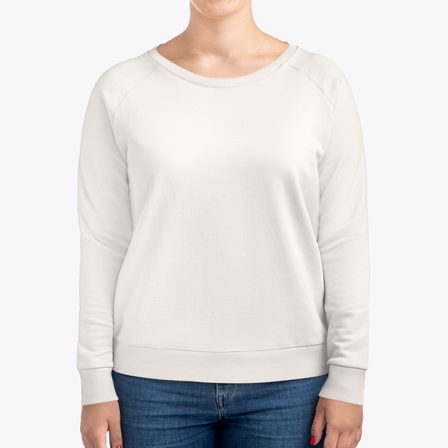 Plain Sweatshirts for Women | Custom Printed, Raglan Sleeve