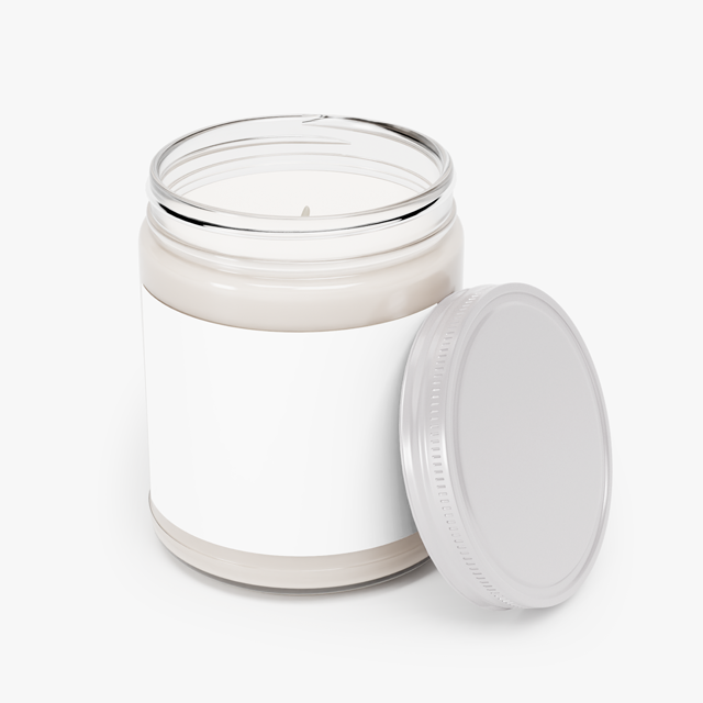 Scented Soy Candles with White Lid, 9oz - Thumbnail Image