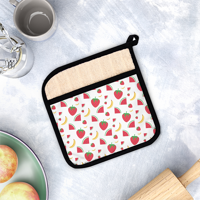 This listing is for (1) Custom Pot Holder These cute pot holders