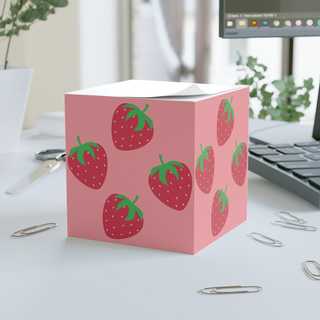 Custom Sticky Note Cube | 700 Sticky Sheets, Custom-Printed Sides