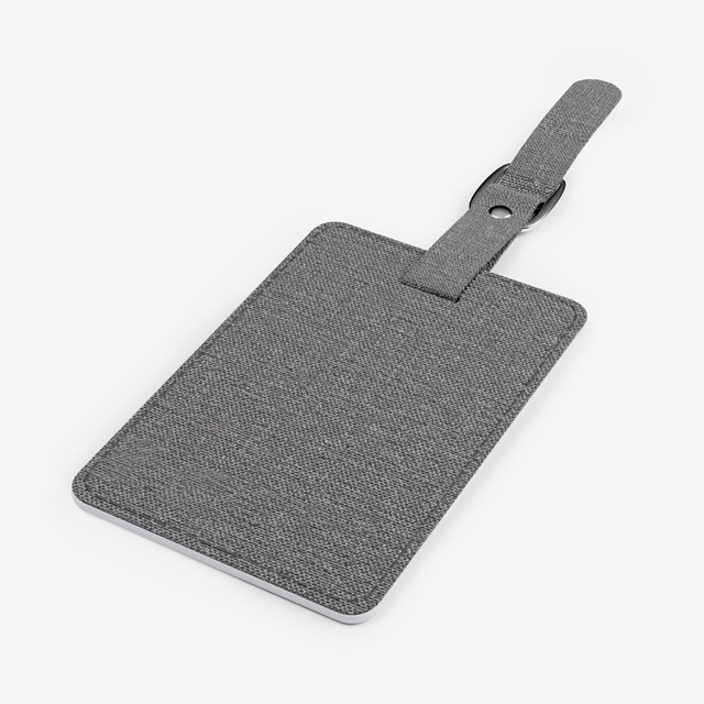 Saffiano Polyester Luggage Tag, Rectangle - Thumbnail Image