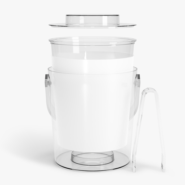 Ice Bucket with Tongs - Thumbnail Image