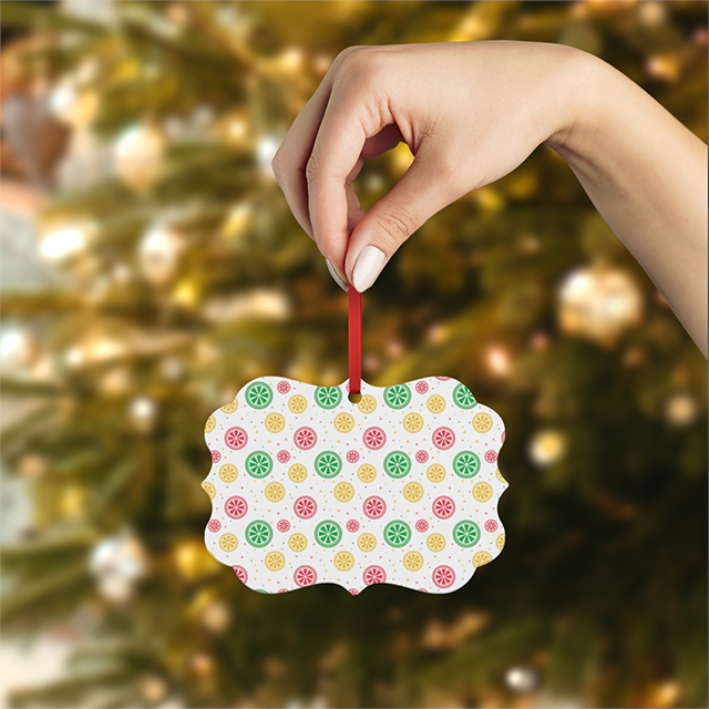 Metal Plaque Ornament - Thumbnail Image