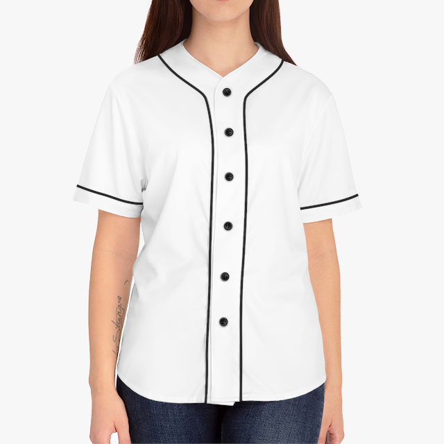 Baseball Jersey for Women Custom Printed Moisture Wicking AOP