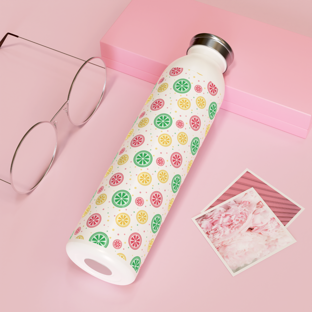 Modern Stripe Personalized 20 oz. Water Bottle