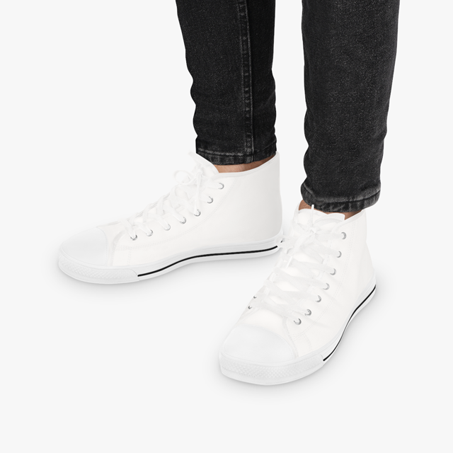 Men's High Top Sneakers - Thumbnail Image