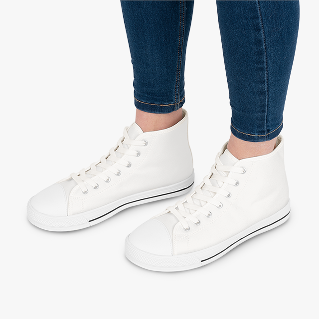Women's High Top Sneakers - Thumbnail Image
