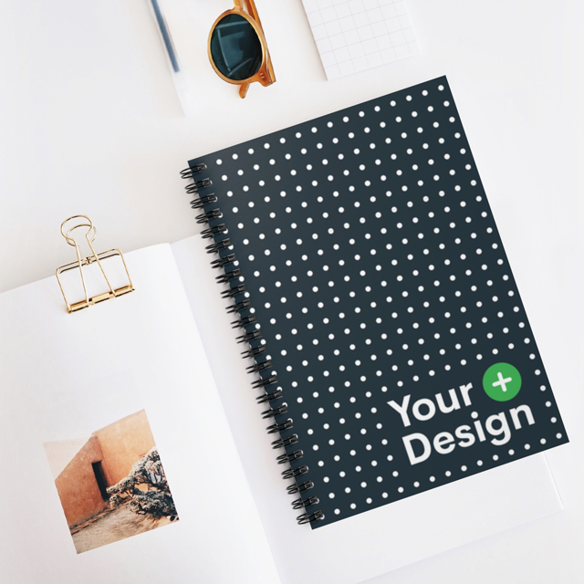 Custom Cover Spiral Notebook | Ruled Lined