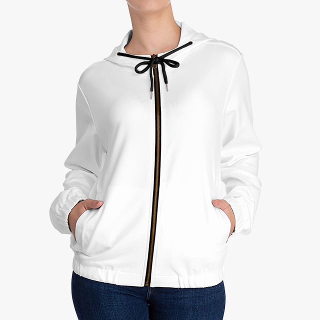 AOP Zipper Hoodies For Women - JetPrint