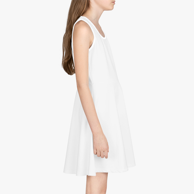 Girls' Sleeveless Sundress (AOP) - Thumbnail Image