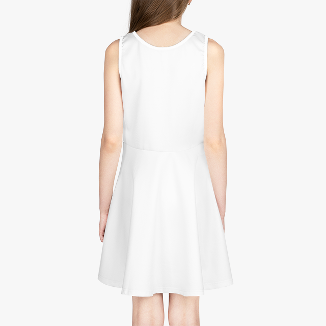 Girls' Sleeveless Sundress (AOP) - Thumbnail Image