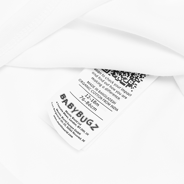 Baby Organic Short Sleeve Bodysuit - Thumbnail Image