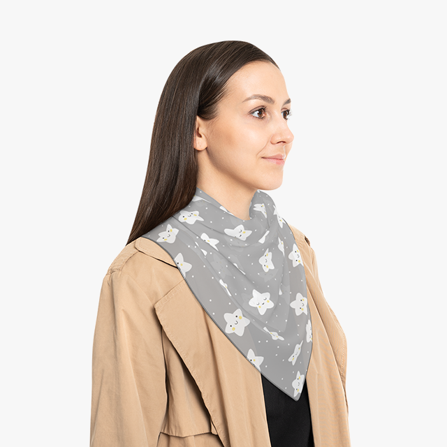 How to deals print scarves