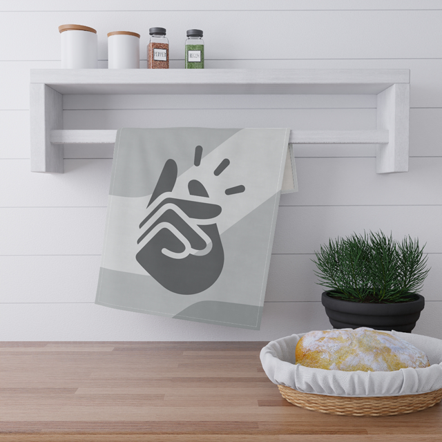 Kitchen Towels, Hand Printed Towels, Choose Your Set of 10