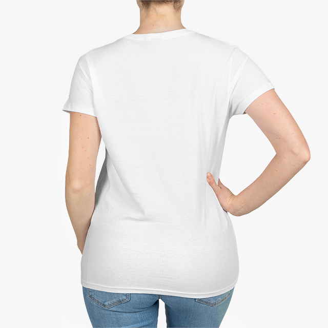 Ladies' V-Neck T-Shirt - Thumbnail Image