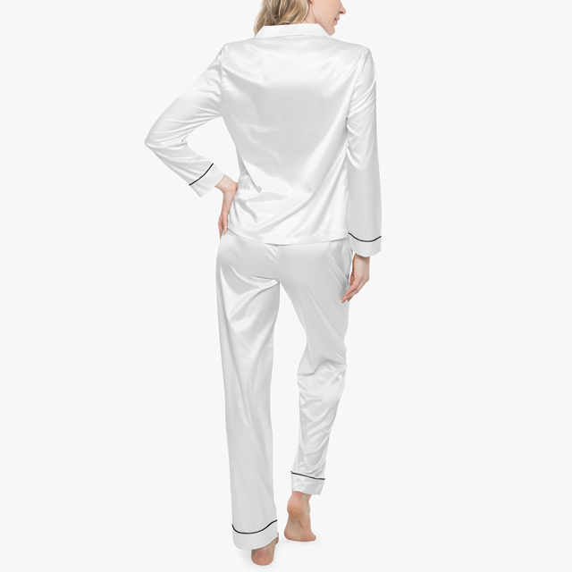 Women's Satin Pajamas (AOP) - Thumbnail Image