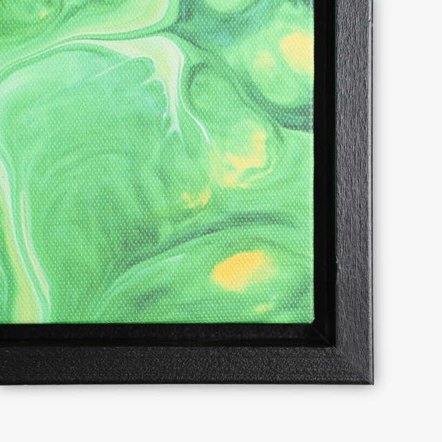 Bright Colors yellow, Green Gallery Canvas Wraps, Vertical buying Frame