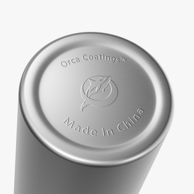 Stainless Steel Water Bottle With Straw, 20oz - Thumbnail Image