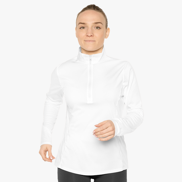 Ladies Quarter-Zip Pullover - Thumbnail Image