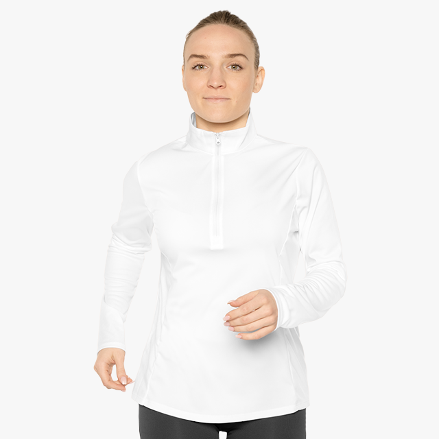 Ladies Sportwick Quarter Zip Pullover - / CatShackOnline