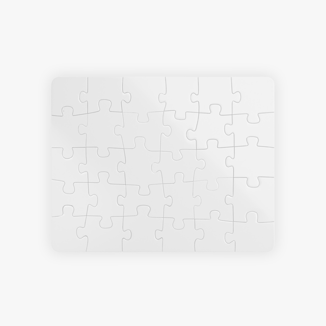 30 piece printable blank jigsaw  Puzzle pieces, Puzzle piece template,  Blank puzzle pieces