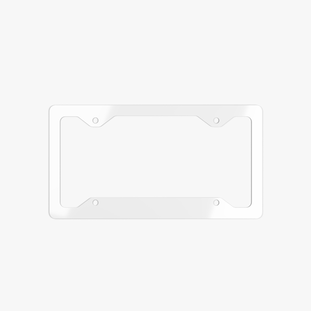 Custom Metal License Plate Frames Printify