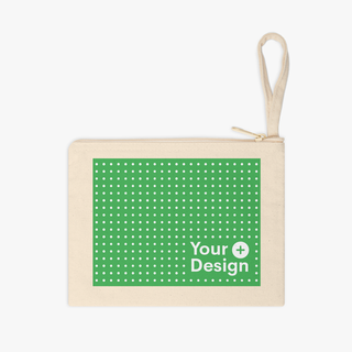 Personalized Cotton Zipper Pouch