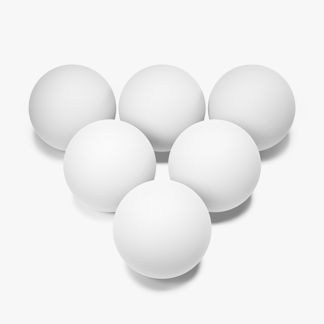 Ping Pong Balls, 6 pcs - Thumbnail Image