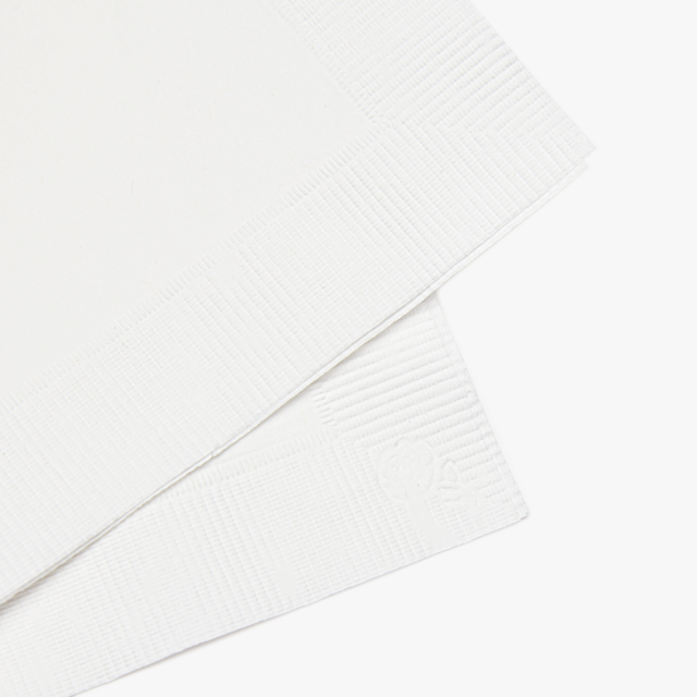 White Coined Napkins - Thumbnail Image