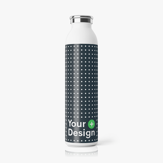 Stainless Steel Straw Bottle | Custom Printing - Printify