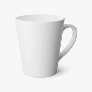 Sublimation Latte Mug Conical Shape 12oz White | SPM.092.100.001