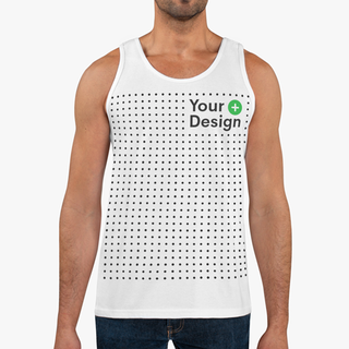 Next Level 1533 White Racerback Tank Top Mock Up By DreamThreads