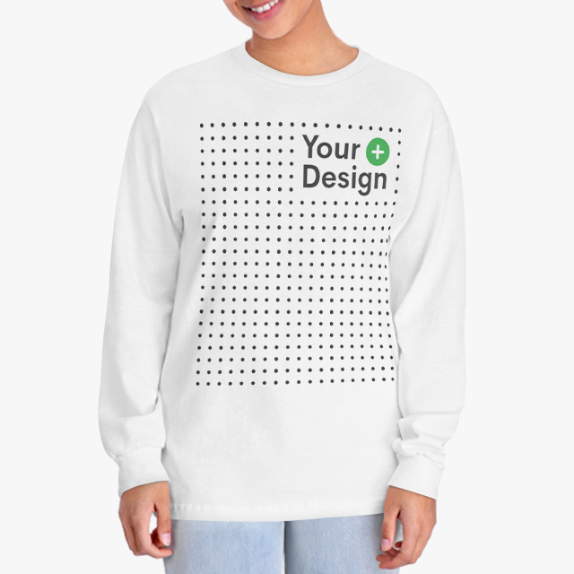 Long Sleeve Crewneck Tee | Print On Demand