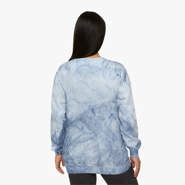 Unisex Color Blast Crewneck Sweatshirt - Thumbnail Image