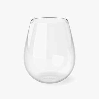 Clear Textured Stemless Wine Glass, 16oz Sold by at Home